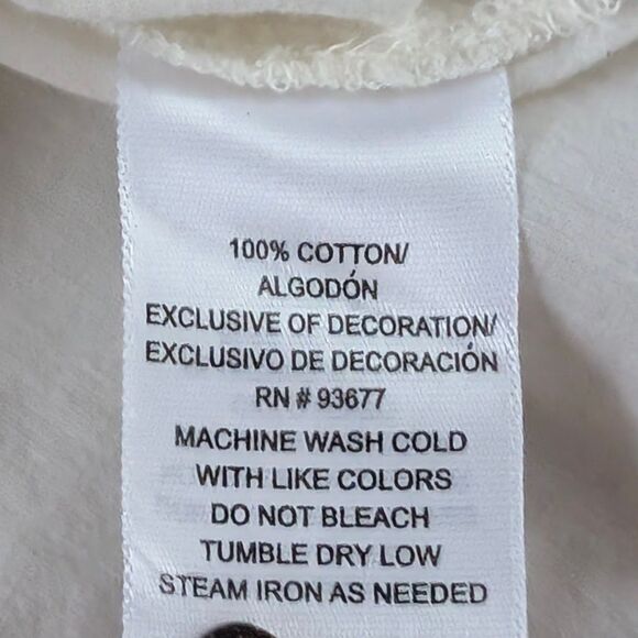 Vintage Lace Button Up Blouse Women's Petite Large Cream Tied Fitted Bohemian - Picture 6 of 8